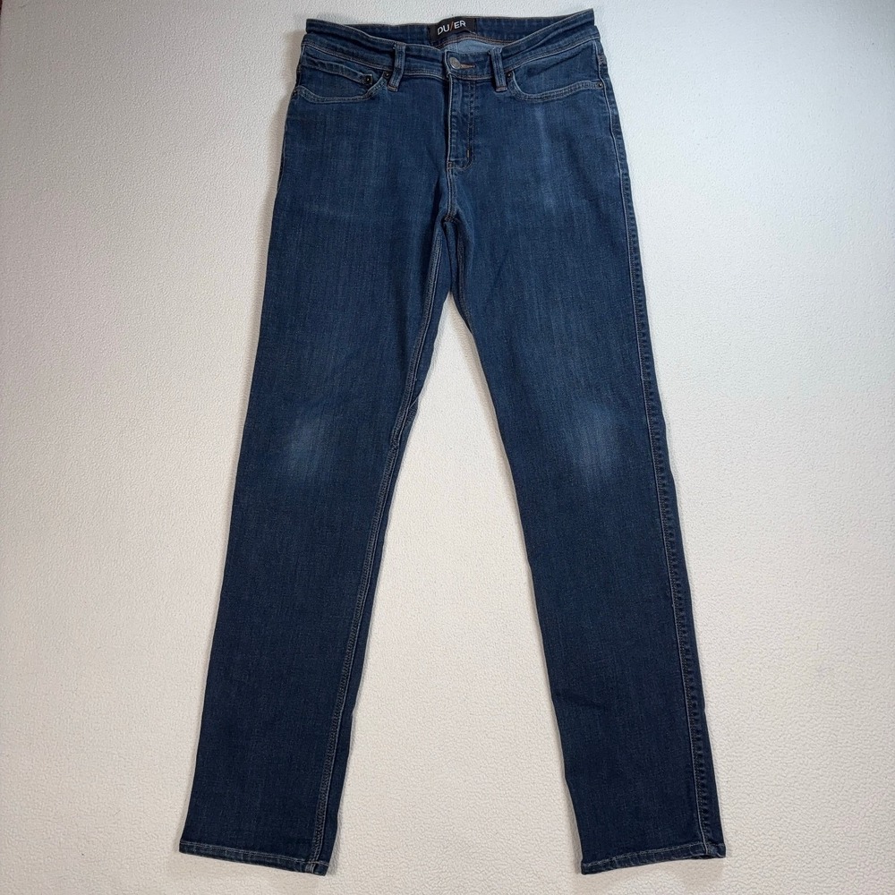 DU/ER L2X‎ Slim Jeans Men's 31x31 Blue Tapered Stretch Denim L2X74